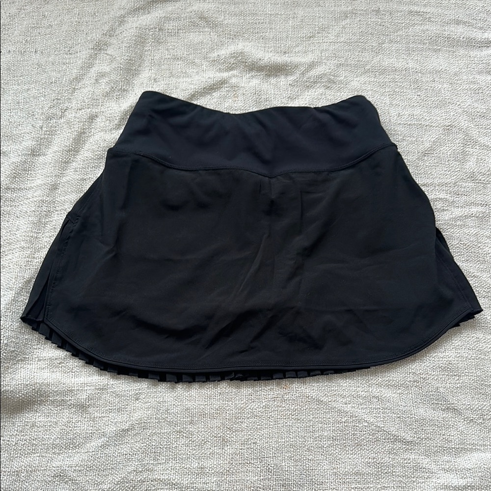 Black tennis skirt